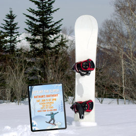 Convite Desça as Encostas, Aniversário do Menino de Snowbo