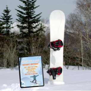 Convite Desça as Encostas, Aniversário do Menino de Snowbo