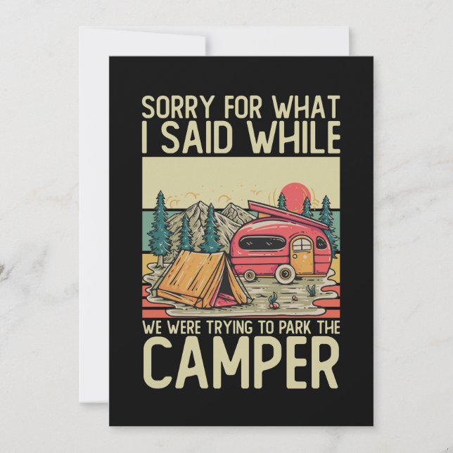 Convite Desculpe Pelo Que Eu Disse Enquanto Estávamos Tent (Frente)