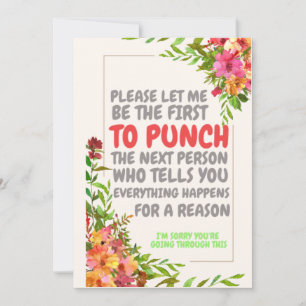 Convite Desculpe por sua simpatia de perda Deepest Lamenta