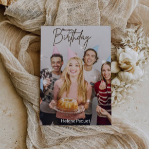 Convite Desejando-lhe felicidade, amor e sucesso