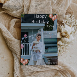 Convite Desejando-lhe um Dia Cheio de Alegria