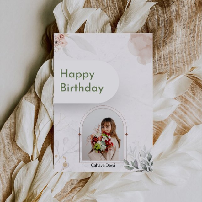 Convite Desejando um Dia Cheio de Alegria (Wishing You a Day Full of Joy Invitation)