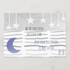 Convite Desejávamos um Chá de fraldas de Star Boy