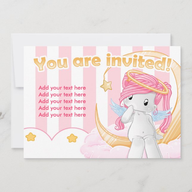 Convite Deseje em uma estrela (Frente)