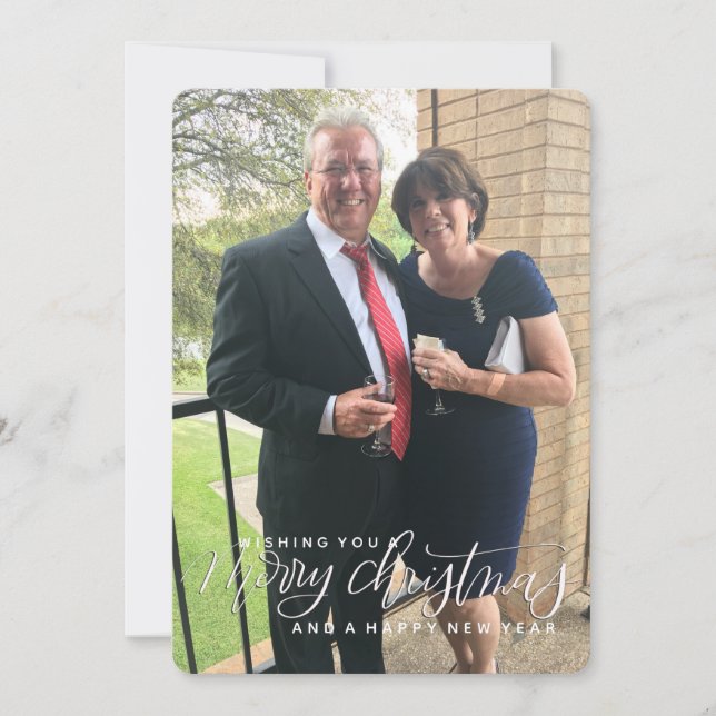 Convite Desejo-te um Feliz Natal (Frente)