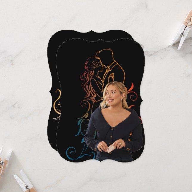 Convite desejos de aniversário de hilaryduff (Frente/Verso In Situ)