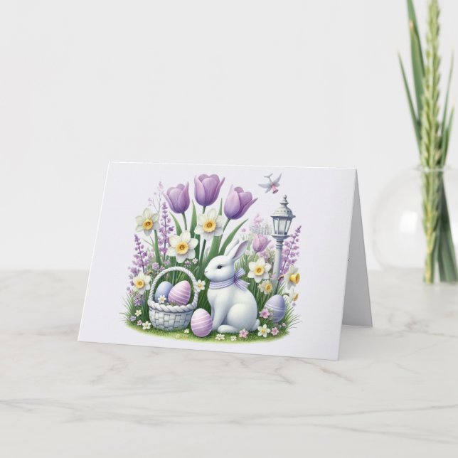 Convite Desejos de páscoa (Frente)