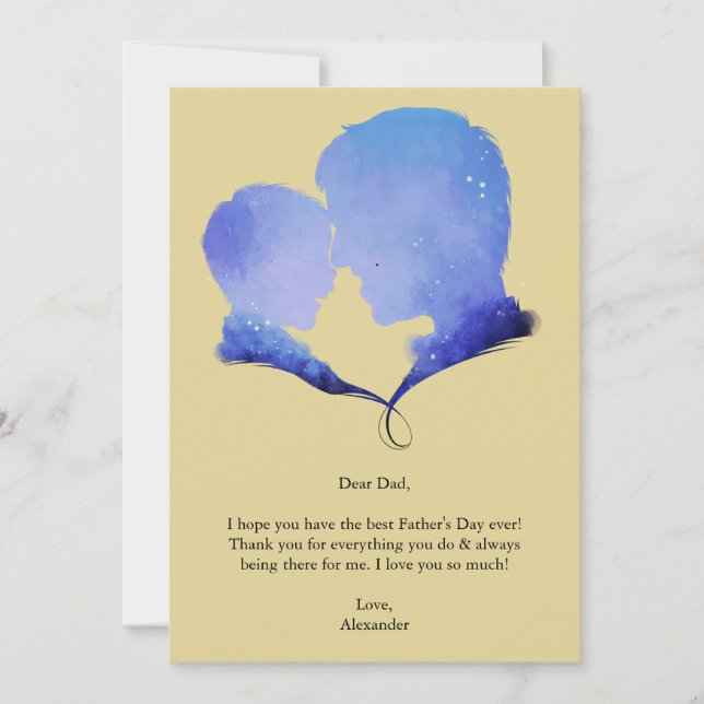 Convite Desejos do Dia do Pai (Frente)