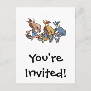 Convite desenho animado