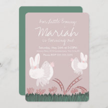 Desenho Da Mão Do primeiro aniversario De Coelhinh