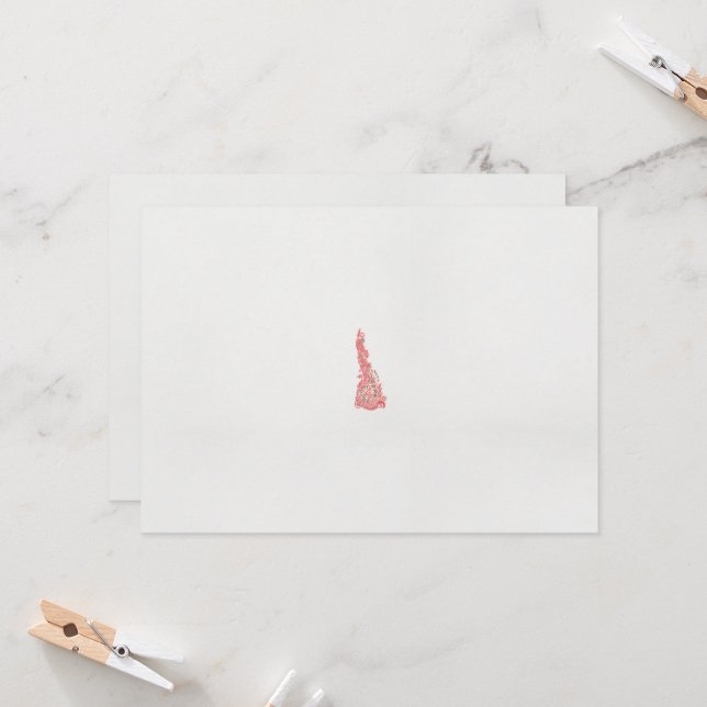 Convite desenho de uma ave com flores (Frente/Verso In Situ)