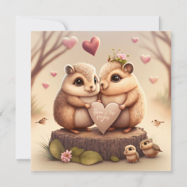 Convite Desenho dos ursinhos fofinhos (Frente)