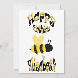 Convite Desenho Personalizado de Aniversário do Bumblebee 