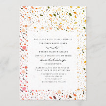 Desert Terrazzo Modern Wedding