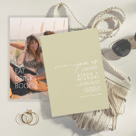 Convite Desert Vibes Wedding Photo Template ID1019