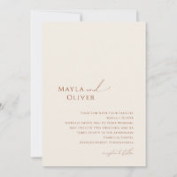 Deserto Moderno Whimsical | Beige All In One Weddi