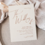 Convite Deserto Whimsic | Beige Casamento De<br><div class="desc">Este deserto balbuciano | beige o casamento do convite é perfeito para o seu simples casamento robusto, bege ocidental e terraota. A paleta neutra de cor do feto é a vintage a sudoeste com um toque moderno. A escrita é uma caligrafia manuscrita minimalista delicada, bastante elegante e romântica. O produto...</div>