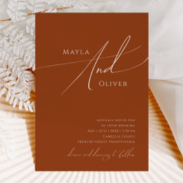 Convite Deserto Whimsic | Casamento Casual Terracotta