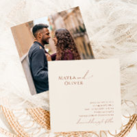 Deserto Whimsic | Casamento quadrado de fotos bege