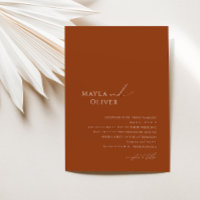 Deserto Whimsic | Terracotta Wedding