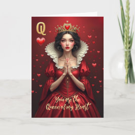Convite Design 04 Rainha da minha placa de Namorados cardí
