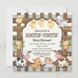 Convite Design-Chá de fraldas-fazenda-De--Corte
