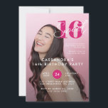 Convite Design Cobrir Doce da Revista Dezesseis Aniversári<br><div class="desc">Design Cobrir Doce Doce 16 Convite de Aniversário</div>