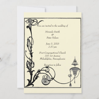 Convite Design de 1920 Aubrey Beardsley