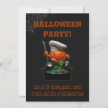 Design de abóbora assustador para o Halloween das