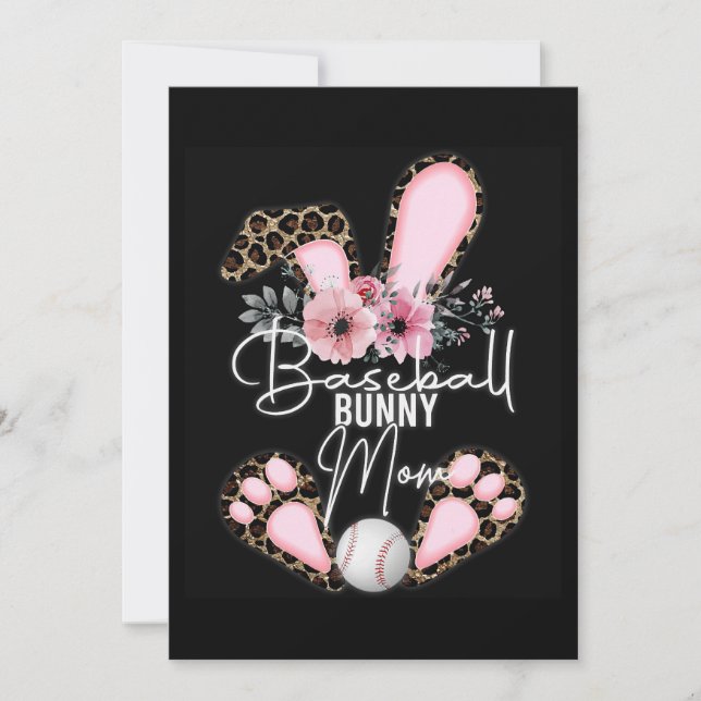 Convite Design de beisebol para um treinador de beisebol 3 (Frente)