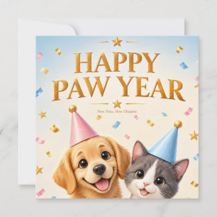 Convite Design de Celebração de Ano Novo para Amantes de A