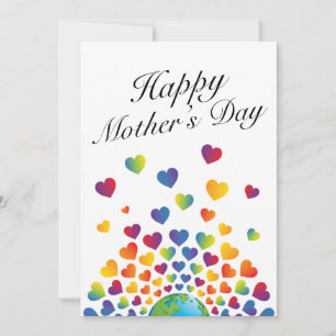 Convite Design de Dia de as mães minimalista