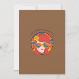 Convite Design de Flores Boêmias | Arte Floral Colorida