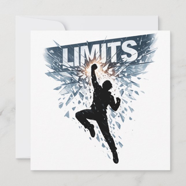 Convite Design de Motivação Sem Limites  (Frente)
