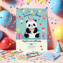 Design de Panda doce com Rosa & Verde-mint
