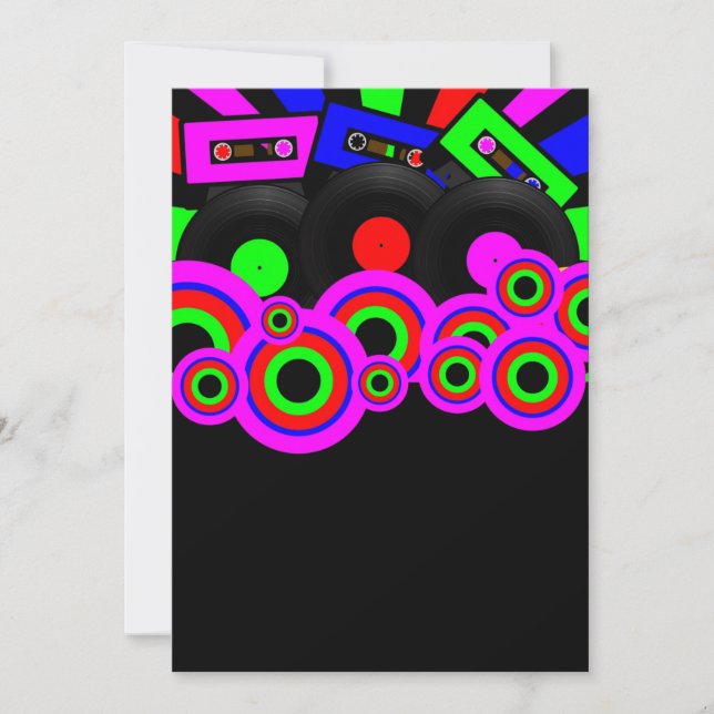 Convite Design de Partido Retroativo (Frente)