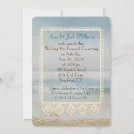 Convite design de renovação de vow do casamento