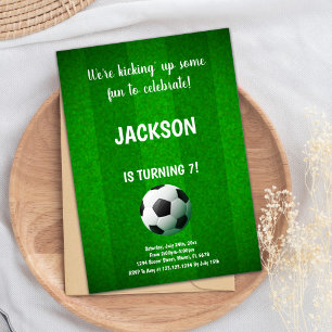 Convite Design do Partido Esportivo de Linha de Campo