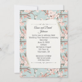 Convite Design do Sakura Cherry Blossom para renovação de 