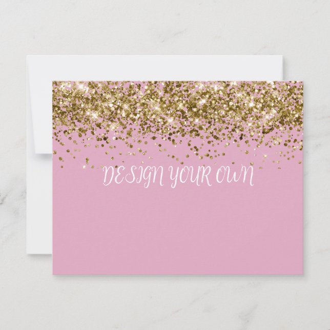 Convite Design do seu próprio partido (Frente)