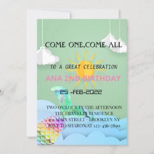 Convite design e sereias do céu excelente e sereias para o