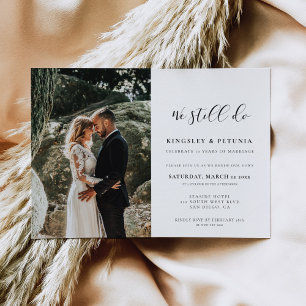 Convite design Elegante Ainda fazemos foto de renovação 