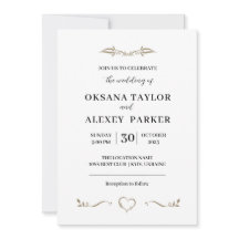 Design mínimo de vitória de casamento