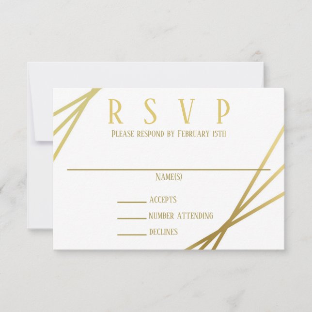 Convite Design Moderno - RSVP (Frente)