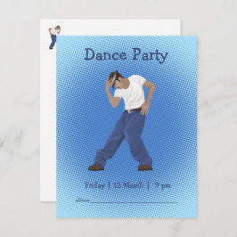 Convite Design personalizado do Dance Party