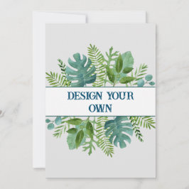 Convite Design Seu Próprio Floral