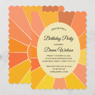 Convite Design Sun personalizado |