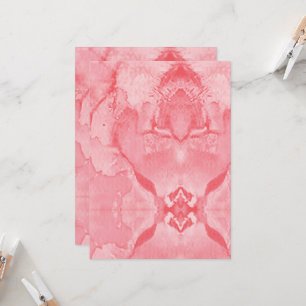 Convite Design têxtil rosa vibrante com fricção