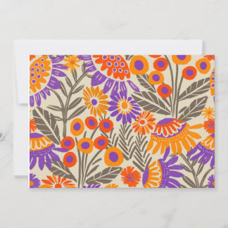 Convite Design Tropical de Flor Negrito